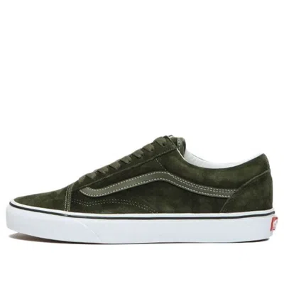 Vans Old Skool 'pig Suede - Olive' In Green