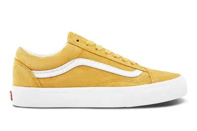 Pre-owned Vans Old Skool Pig Suede Honey Gold In Honey Gold/white