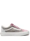 Vans Pig Suede Old Skool Sherpa Sneakers In Pink