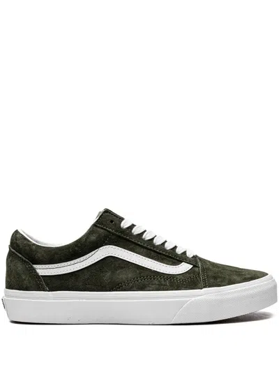 Vans Pig Suede Old Skool Sneakers In Green