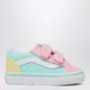 Vans Old Skool Pink/blue/yellow Glitter Sneaker