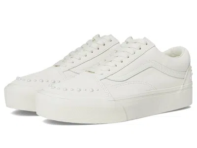 Vans Old Skool Platform Skate Shoes Pearls Marshmallow :