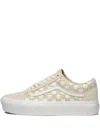 Vans Old Skool Platform Sneakers In Neutral