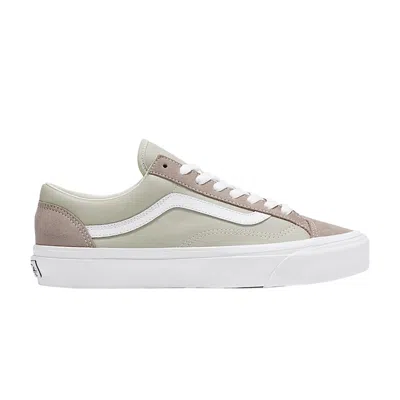 Pre-owned Vans Old Skool Premium Leather 'atmosphere Grey Beige' | Men's Size 7.5 In Gray