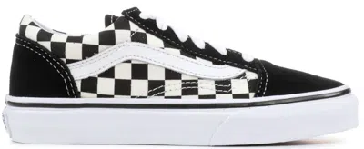Pre-owned Vans Old Skool Primary Check Sneakers In Black/white
