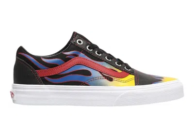 Pre-owned Vans Old Skool Racer Sneakers In Black/red