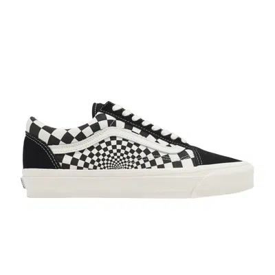 Pre-owned Vans Old Skool 'radial Checkerboard - Black Marshmallow' | Men's Size 7