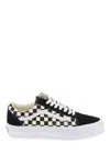 Vans Black And White Old Skool 36 Dx Leather And Canvas Sneakers In Nero