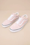 Vans Old Skool Rose Smoke Suede Lace-up Sneakers In Pink