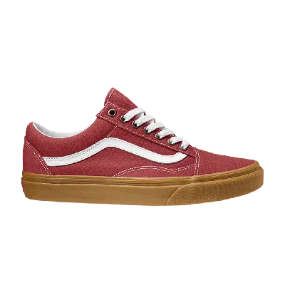 Pre-owned Vans Old Skool 'rosewood' In Red