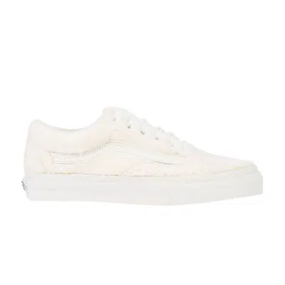 Pre-owned Vans Old Skool 'sherpa - Turtledove' In Cream