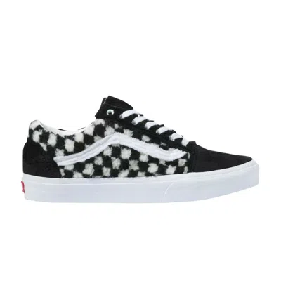 Pre-owned Vans Old Skool 'sherpa Checkerboard - Black'