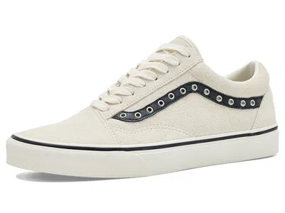 Vans Old Skool Shoes Combat Marshmallow/black: Men's 7 - Women's 8.5 Medium, Canvas/leather/suede In White