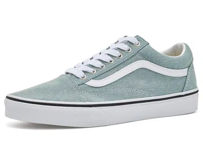 Vans Old Skool Shoes Denim Blue/white: Men's 7.5 - Women's 9 Medium, Canvas/leather/suede
