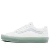 Vans Old Skool Side Stripe Lightweight Wear-resistant Low Top Casual Skate Shoes Unisex Blue In White