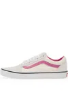Vans Old-skool Side-stripe Sneakers In White