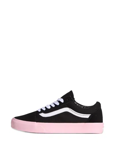 Vans Old Skool Sidewall Sneakers In Black