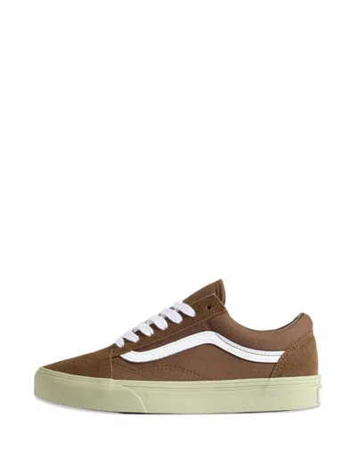 Vans Old Skool Sidewall Sneakers In Brown