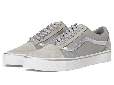 Vans Old Skool Skate Shoes Metallic Pop Gray :