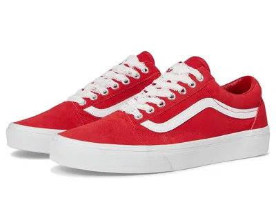 Vans Old Skool Skate Shoes Pop Lace Racing Red :