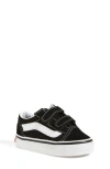 Vans Kids Black Old Skool V Big Kids Sneakers In Black/true White