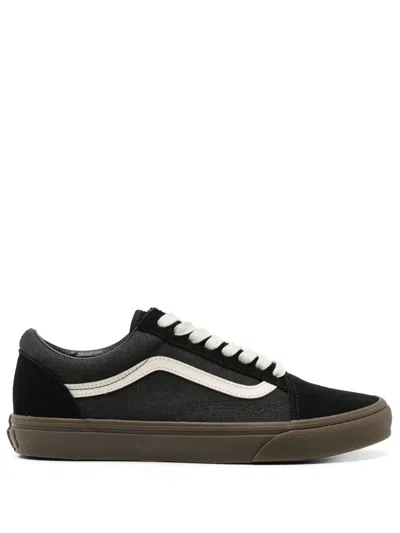 Vans Old Skool Canvas Sneakers In Black