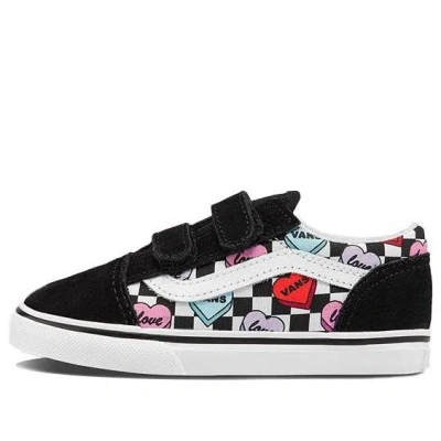 Vans Old Skool Sneakers Black/white/red Td In Multi