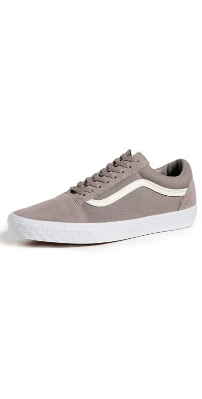 Vans Old Skool Trainers Check Bumper Grey