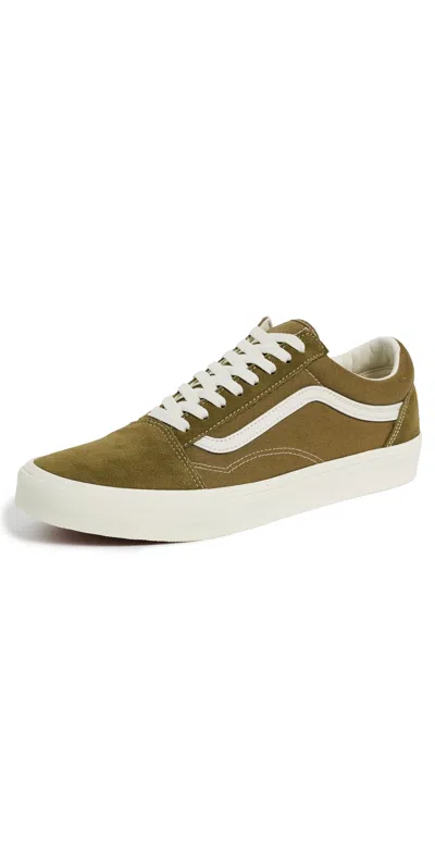 Vans Old Skool Sneakers Color Theory Olive Brown