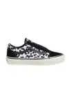 Vans Low-top Stitched Sneakers Rubber Sole In Black