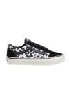 Vans Low-top Stitched Sneakers Rubber Sole In Black