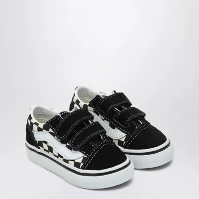 Vans Old Skool Sneakers White/black With Check Pattern