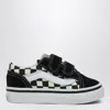 Vans Old Skool Sneakers White/black With Check Pattern In Multicolor