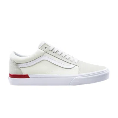 Pre-owned Vans Old Skool 'split Foxing - White Red'