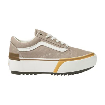 Pre-owned Vans Old Skool Stacked 'cobblestone' In Grey