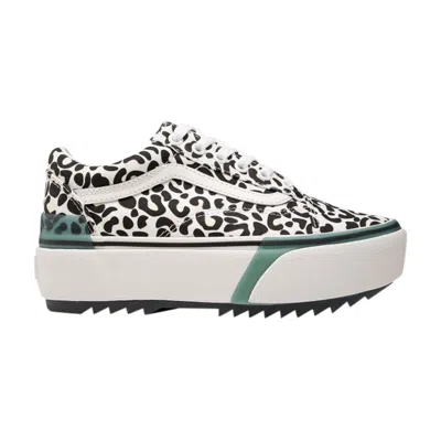 Pre-owned Vans Old Skool Stacked 'uv Ink - Leopard' In White
