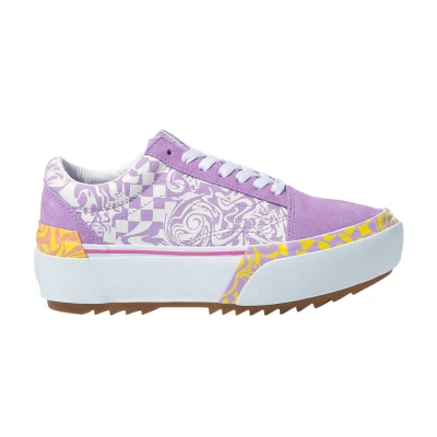 Pre-owned Vans Old Skool Stacked 'wavy Daze' In Purple