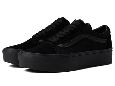 Vans Old Skool Stackform Shoes Suede/canvas Black/black :