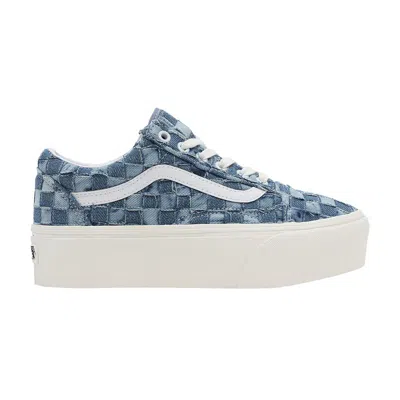 Pre-owned Vans Old Skool Stackform 'woven Denim' In Blue