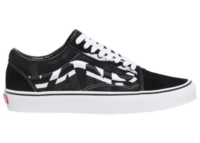 Pre-owned Vans Old Skool Statement Sneakers In Black/white In Multi