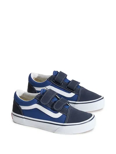 Vans Kids' Old Skool Stripe-detail Sneakers In Blue