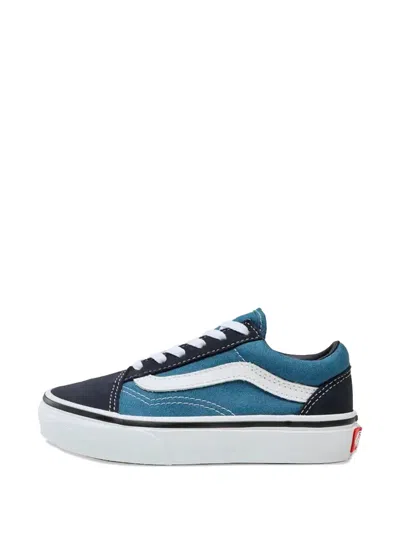 Vans Kids' Old Skool Stripe Sneakers In Blue