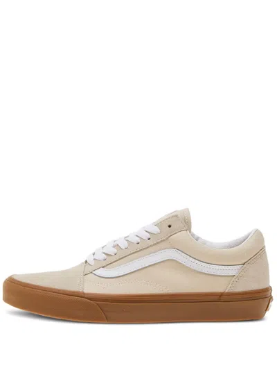 Vans Old Skool Suede Gum-sole Sneakers In Neutral