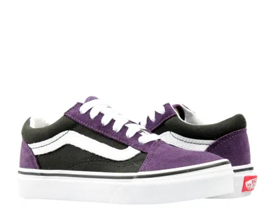 Vans Old Skool Suede Mysterioso/black Low Top Sneakers Vn0a38hbvit In Purple