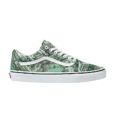 Pre-owned Vans Old Skool 'tie-dye Green'