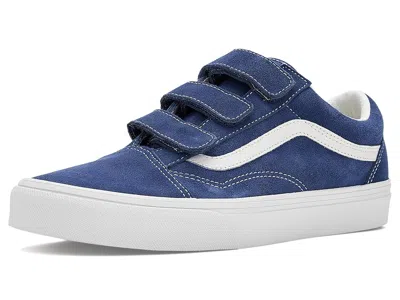 Vans Old Skool V Athletic Shoes Suede Deep Indigo :