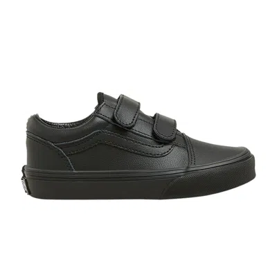 Pre-owned Vans Old Skool V Classic Tumble Kids 'black Mono' | Kid's Size 1