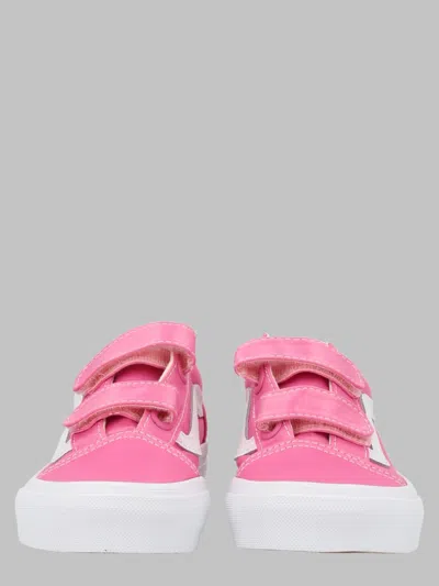 Vans Old Skool V Bow Pink Fizz In Black