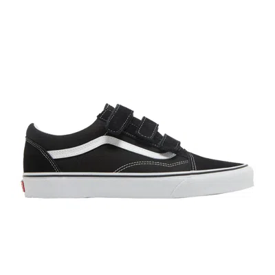 Pre-owned Vans Old Skool V 'off The Wall' In Black