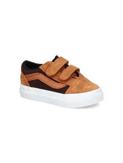 Vans Kids' Old Skool V Sneakers In Brown